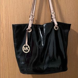 Michael Kors Black Patent Bag.
